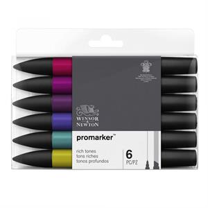 Winsor and Newton 6-Pack ProMarker Set
